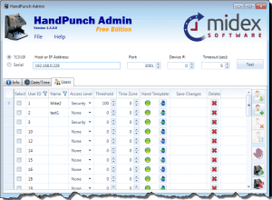 HandPunch Admin