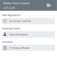 Employee Portal Clocked In Via Web