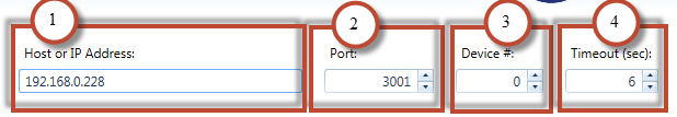HandPunch Admin TCP/IP Connection Settings