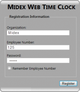 Web Time Clock