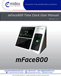 mFace800 Manual